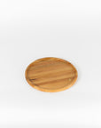 Strata Round Wooden Tray